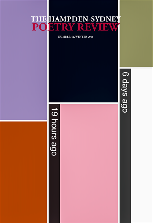 Winter 2016 Cover Poetry Review