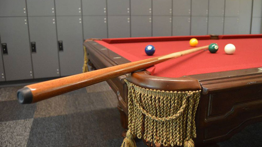Brown Student Center pool table