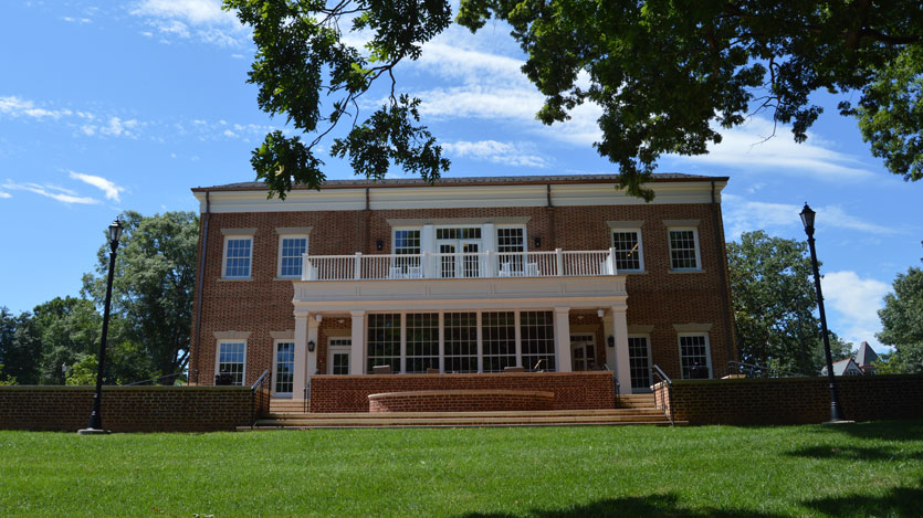 Brown Student Center exterior porch