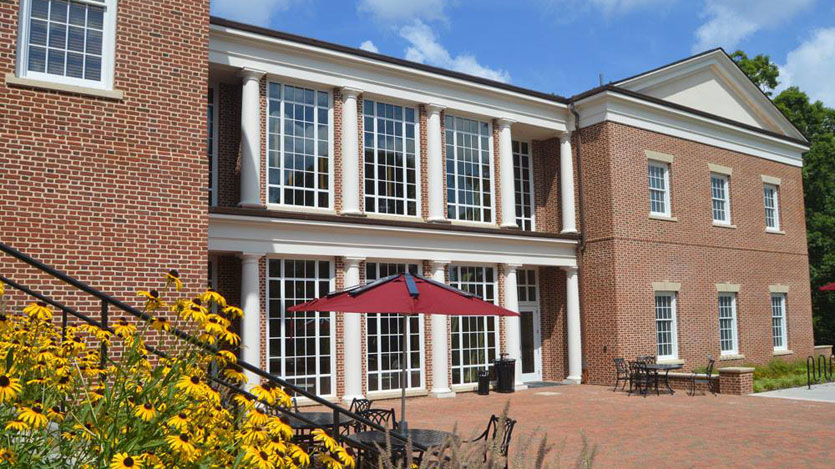 Brown Student Center exterior terrace