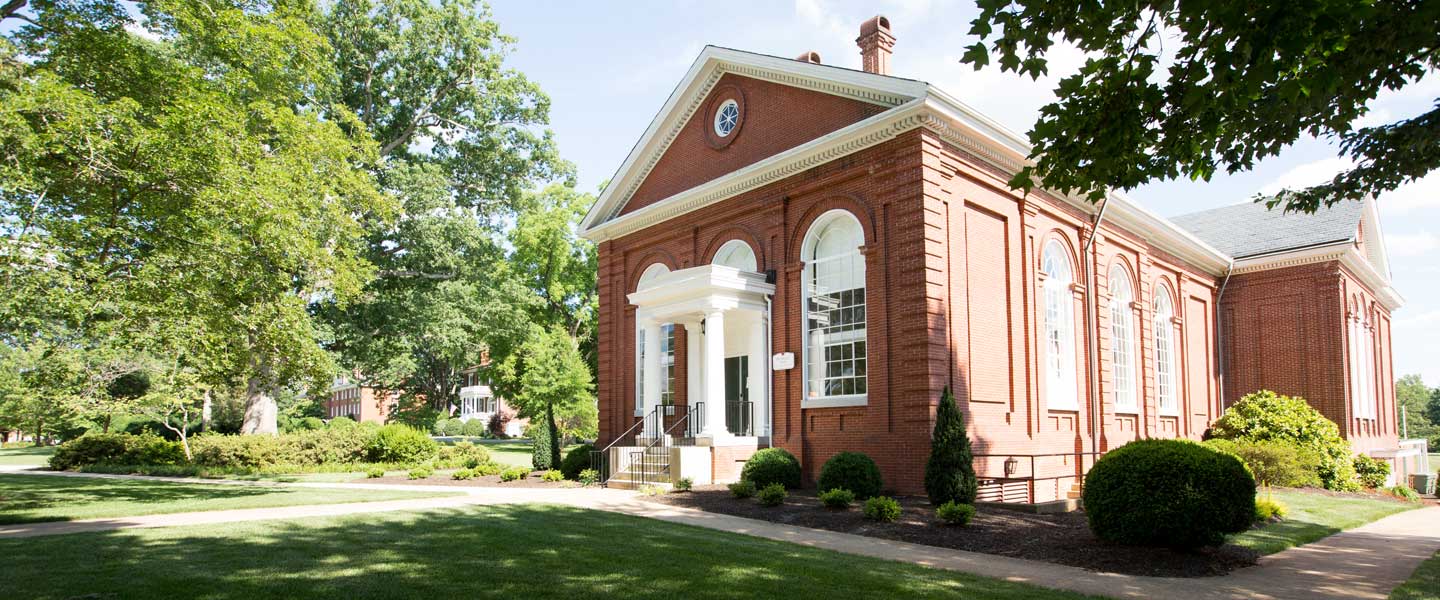 Brinkley Hall on a summer's day