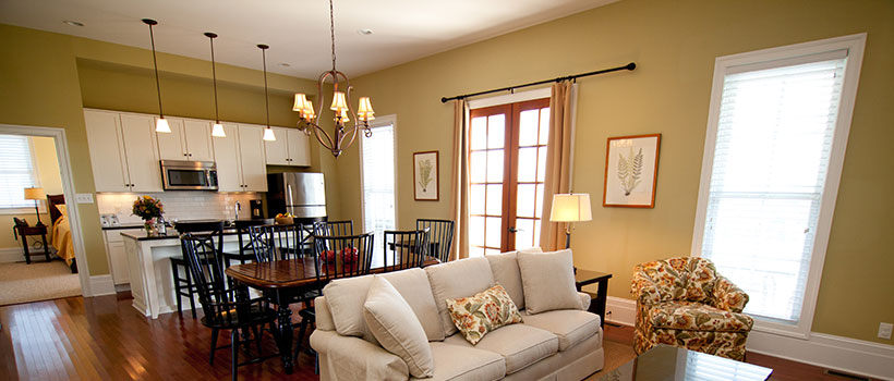 The Manor Cottages interior living room