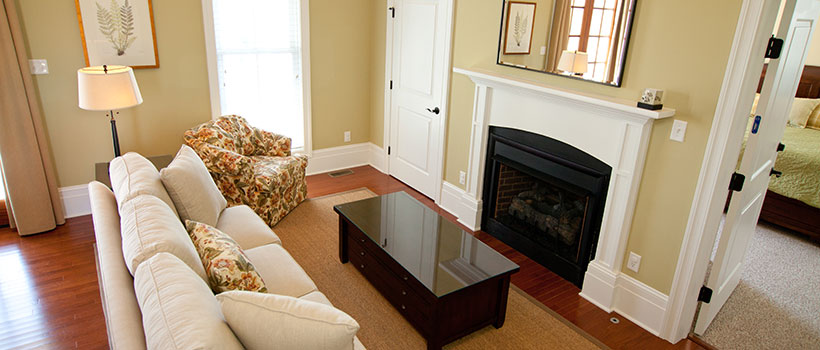 The Manor Cottages interior living room