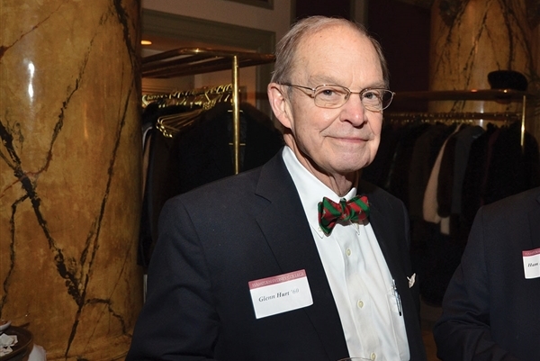 Glenn Hurt '60 posing for a photo at a special event