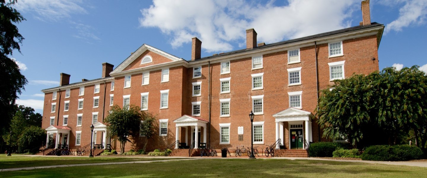 the historic Cushing Hall dormitory